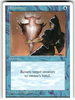 Unsummon MTG Core Set 4th Edition Regular NM - Image 1