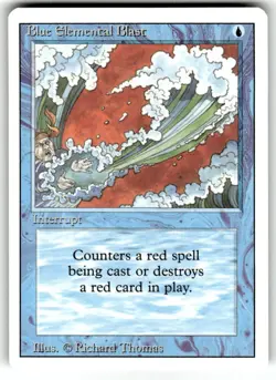 Blue Elemental Blast Revised Edition Regular MTG NM - Image 1