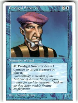 Prodigal Sorcerer MTG Core Set 4th Edition Regular NM - Image 1