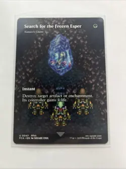 Search For The Frozen Esper Borderless 0047 NM Final Fantasy MTG - Image 1
