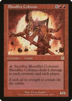 MTG - Bloodfire Colossus - Apocalypse - X1 - (NM) - - Image 1