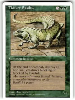 Thicket Basilisk MTG Core Set 4th Edition Regular NM - Image 1