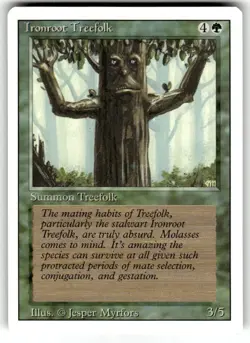Ironroot Treefolk Revised Edition Regular MTG NM - Image 1