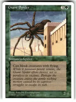 Giant Spider MTG Core Set 4th Edition Regular NM - Image 1