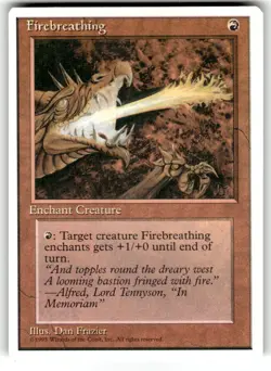 Firebreathing MTG Core Set 4th Edition Regular MTG NM - Image 1