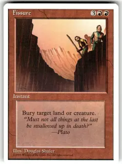 Fissure MTG Core Set 4th Edition Regular NM - Image 1