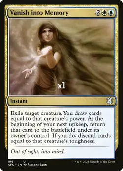 MTG Commander: Adventures in the Forgotten Realms AFC Vanish into Memory MINT - Image 1