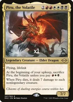 MTG Modern Horizons 2 MH2 Piru, the Volatile MINT (SELECT) - Image 2