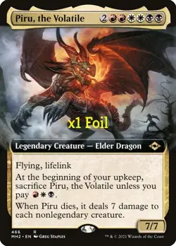 MTG Modern Horizons 2 MH2 Piru, the Volatile MINT (SELECT) - Image 5