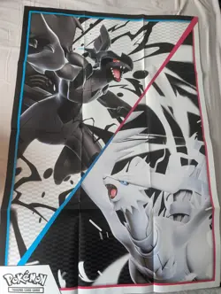 Pokemon TCG Official Poster Black and White with 3 promo cards brand new - Image 1