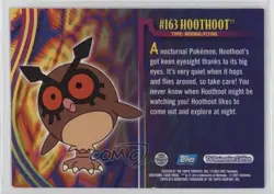 Hoothoot Topps Pokemon TV Animation Edition Johto League Champions #163 0wq1 - Image 2