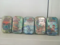 Pokemon TCG Kanto Friends Mini Tins X 5 full artwork set 2019 - Image 1