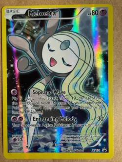 Meloetta Full Art Holo XY120 Black Star Promo Pokemon XY Generations Near Mint - Image 1