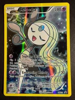 Meloetta Full Art Holo XY120 Black Star Promo Pokemon XY Generations Near Mint - Image 1