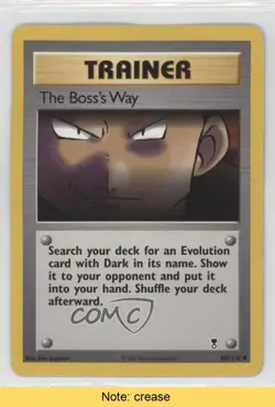 The Boss's Way Pokemon Legendary Collection #105 2002 READ 2f4 - Image 1