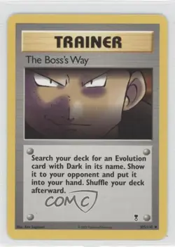 The Boss's Way Pokemon Legendary Collection #105 2002 0b4 - Image 1
