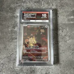Team Rocket’s Meowth 203/182 - Pokemon TCG Destined Rivals - ACE 10 - Image 1