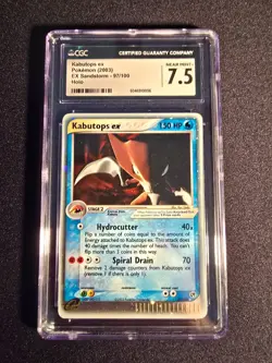 Pokemon TCG Kabutops ex 97/100 Sandstorm Holo CGC 7.5 English (not PSA) - Image 1