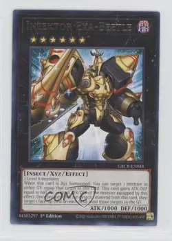 Inzektor Exa-Beetle 1st Ed. YuGiOh The Grand Creators #GRCR-EN048 0y59 - Image 1