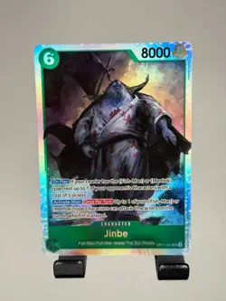 Jinbe OP11-031 SR Foil | A Fist of Divine Speed | One Piece Card English - Image 1