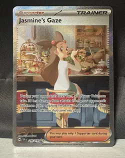 Pokemon TCG Jasmine's Gaze Special Illustration Rare Card 245/191 Surging Sparks - Image 1