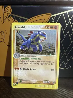 Armaldo Prerelease Promo EX Sandstorm Pokemon Card Promo 1/100 Holo Rare - Image 1