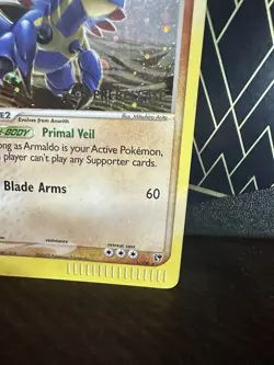 Armaldo Prerelease Promo EX Sandstorm Pokemon Card Promo 1/100 Holo Rare - Image 2