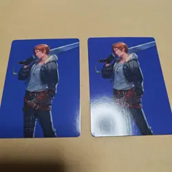 Magic The Gathering Art Card Squall Mtg Ff Set Of 2 - Image 1