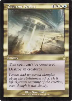 Supreme Verdict (Retro Frame) - RVR - Rare - MTG Magic Pack fresh - Image 1
