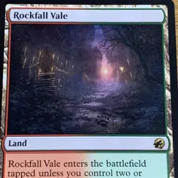 MTG Rockfall Vale​ Innistrad: Midnight Hunt Rare Land Magic The Gathering NM - Image 2