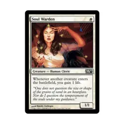 WOTC MtG M10 Soul Warden (C) EX - Image 1
