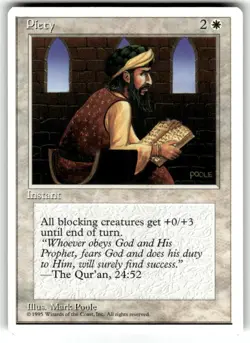 Piety MTG Core Set 4th Edition Regular NM - Image 1