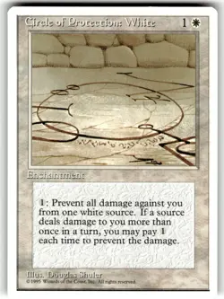 Circle of Protection: Red - 4th Edition Core Set - Magic the Gathering MTG Nice! - Image 1