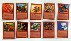 Mtg Magic The Gathering White Frame Set Of 58 - Image 1