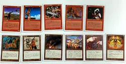 Mtg Magic The Gathering White Frame Set Of 58 - Image 2