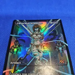 Magic The Gathering Mtg Cursed Cloth Bandage Showcase English Foil - Image 3