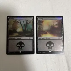Mtg Magic The Gathering Secret Lair Swamp Foil - Image 1