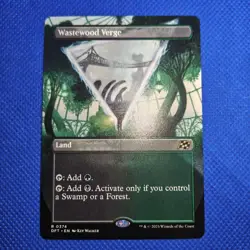 Magic The Gathering Mtg Wastewood'S Borderless English Version - Image 1