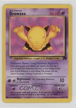 Drowzee Pokemon Team Rocket #54 2000 04dh - Image 1