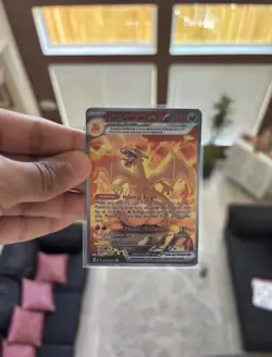 Thicc Charizard Ex Card Handmade By Kids - Image 1