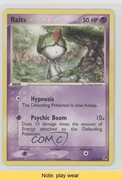 Ralts Pokemon EX Sandstorm #74 2003 READ 2f4 - Image 1