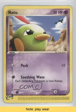 Natu Pokemon EX Sandstorm #69 2003 READ 2f4 - Image 1