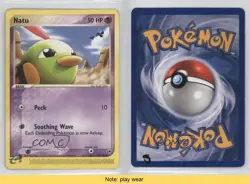 Natu Pokemon EX Sandstorm #69 2003 READ 2f4 - Image 3