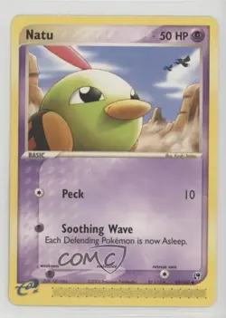 Natu Pokemon EX Sandstorm #69 2003 0jf5 - Image 1