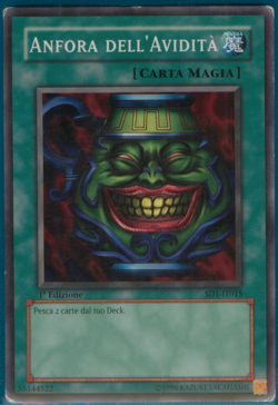 ANFORA DELL'AVIDITA (Pot Of Greed) • Comune • SD1 IT015 • 1Ed • Yugioh ANDYCARDS - Image 1