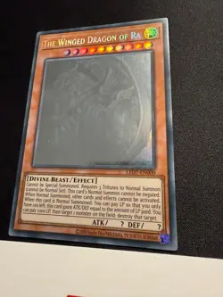 The Winged Dragon Of Ra - Ghost Rare LED7-EN000 - LP - YuGiOh - Image 3