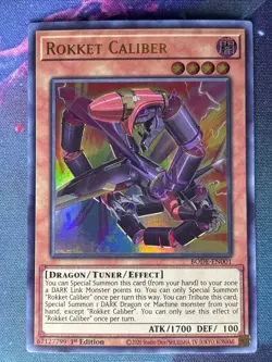 Yugioh - Rokket Caliber (NM) - BODE-EN001 - Ultra Rare - 1st Edition - Image 1