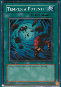 TEMPESTA POTENTE • (Storm) • Comune • YSD IT027 • heavy play • Yugioh! ANDYCARDS - Image 1