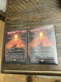 The Fire Crystal (Borderless) Final Fantasy Regular - Image 1