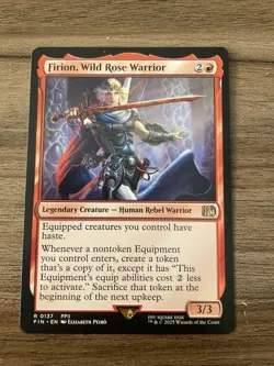 Firion, Wild Rose Warrior Final Fantasy Regular MTG NM Magic Card - Image 1